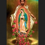 Juan Diego and the Imprint the Virgin Left